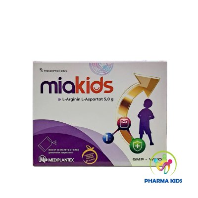 Miakids L-Arginine (Hộp 20 gói 7g)
