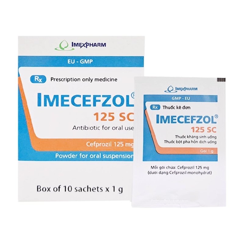 Xem phóng to ảnh IMECEFZOL 125 SC ( Gói 125 MG )