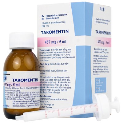 Taromentin 457mg/5ml( Hộp 1 lọ 140ml )